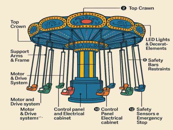5 Main Types of Swinger Ride | Dinis Thrill Rides